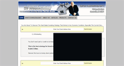 Desktop Screenshot of co-wholesaling.com